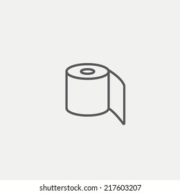 Toilet paper icon