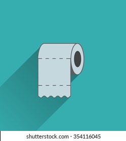 Toilet paper Icon