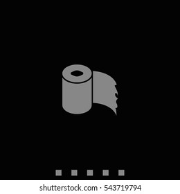 Toilet paper icon.