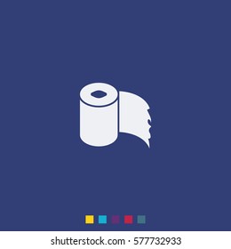 Toilet paper icon.