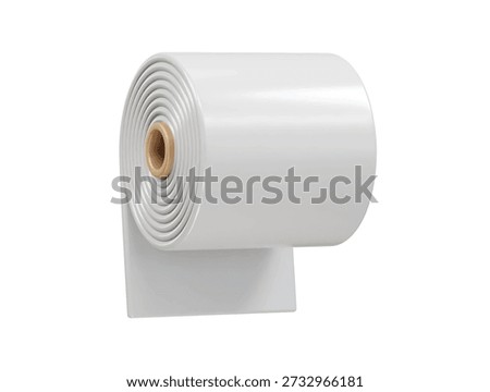 Toilet Paper icon 3d render illustration
