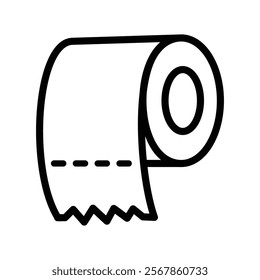 Toilet Paper Icon Element For Design