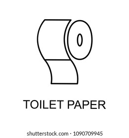 toilet paper icon. Element of web icon for mobile concept and web apps. Detailed toilet paper icon can be used for web and mobile. Premium icon on white background
