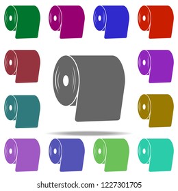 toilet paper icon. Elements of Cleaners in multi color style icons. Simple icon for websites, web design, mobile app, info graphics