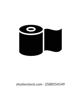 Toilet Paper icon Flat vector set outline