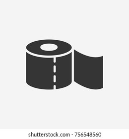 Toilet paper icon illustration isolated vector sign symbol