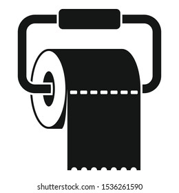Toilet paper icon. Simple illustration of toilet paper vector icon for web design isolated on white background