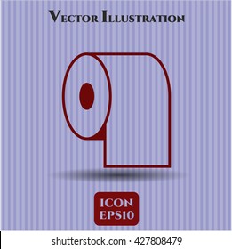Toilet Paper icon or symbol