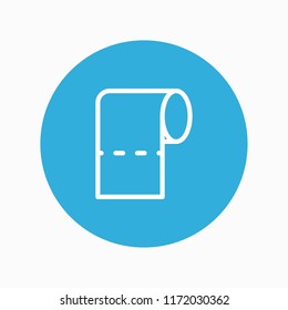 toilet paper icon vector