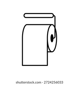 Icono de papel higiénico. Ilustración vectorial.