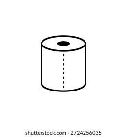 Icono de papel higiénico. Ilustración vectorial.