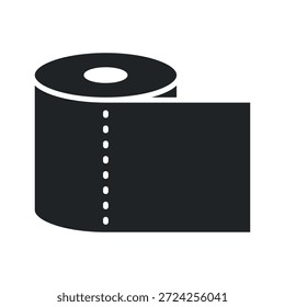Icono de papel higiénico. Ilustración vectorial.