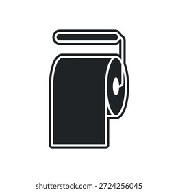 Icono de papel higiénico. Ilustración vectorial.