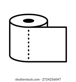 Icono de papel higiénico. Ilustración vectorial.