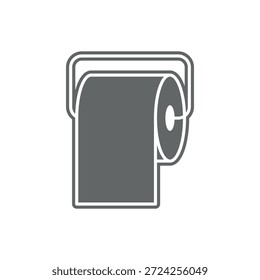 Icono de papel higiénico. Ilustración vectorial.