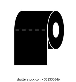 Toilet paper Icon . Vector illustration