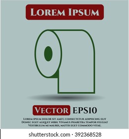 Toilet Paper icon vector illustration