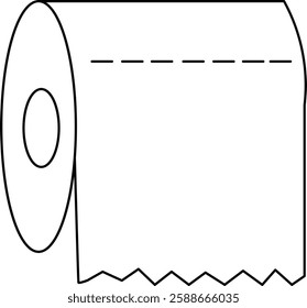 toilet paper icon vector ilustrasi