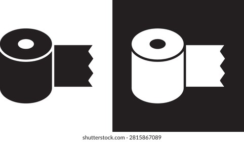 Toilet Paper icon vector set collection for web..