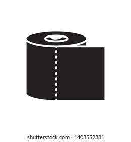 toilet paper icon vector template