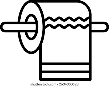 Toilet Paper New Creative Icon Design Vector