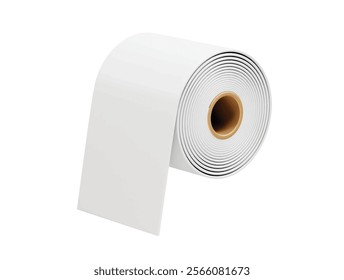 Toilet paper roll for bathroom icon illustration 3d render