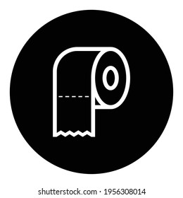 vector de icono de papel higiénico