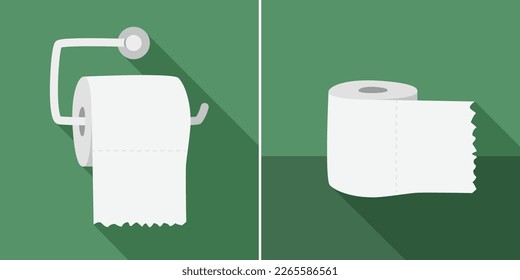 toilet paper roll vector