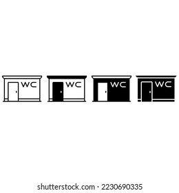 Toilet paper roll vector icon. towel flat line illustration sign. Hygiene symbol. wc logo.