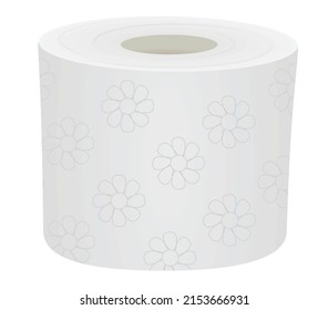 Toilet paper roll. vector illustration