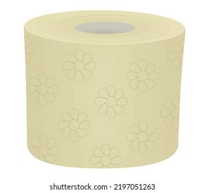 Toilet paper roll. vector illustration