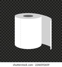 Toilet paper roll. Vector illustration