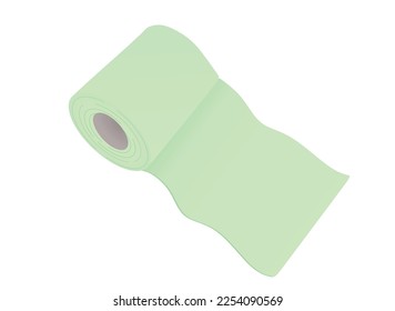 Toilet paper roll. vector illustration
