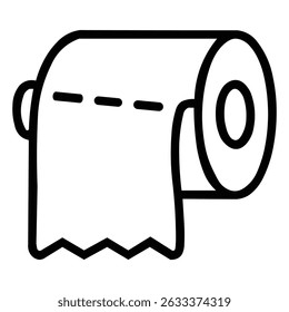 Toilet Paper Roll Vector Illustration
