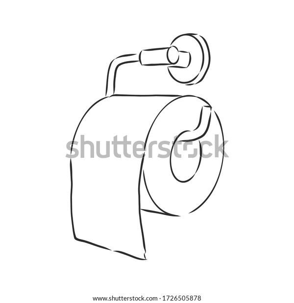 Toilet Paper Roll Toilet Paper Vector Stock Vector (Royalty Free ...