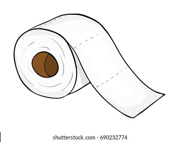 toilet paper rool  vector symbol icon design. Beautiful illustration isolated on white background
