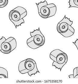 Toilet paper seamless pattern. Eps10 vector illustration.