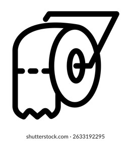 Toilet paper symbol - Clean water filtration or water which cleans something vector illustration.