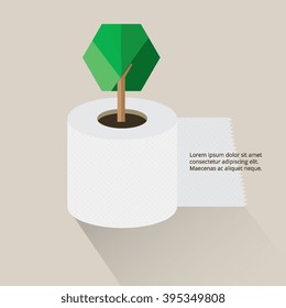 Toilet Paper Tree Design