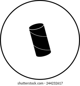 toilet paper tube symbol