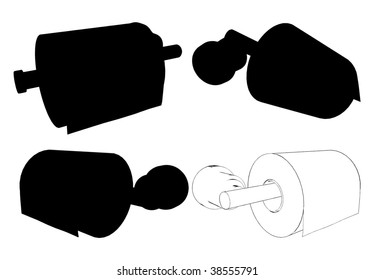 Toilet Paper Vector 01