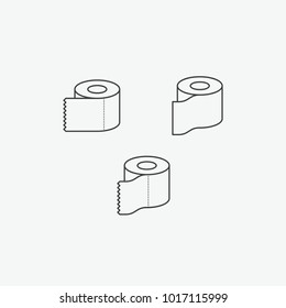 Toilet Paper Vector Icon