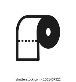 toilet paper vector icon