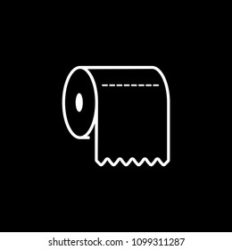 Toilet paper vector icon