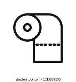Toilet paper vector icon