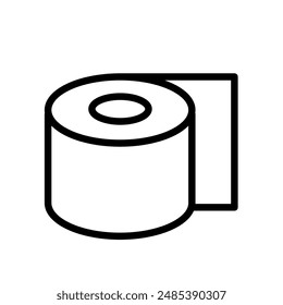 Toilet paper - vector icon	