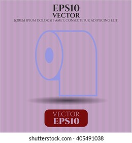 Toilet Paper vector icon