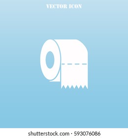 Toilet paper vector  icon.