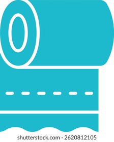 Toilet Paper vector icon. Can be used for printing, mobile and web applications.