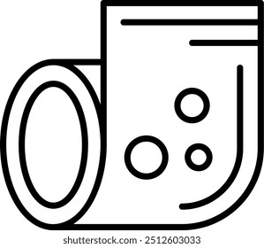 Toilet paper Vector Icon Design Symbol